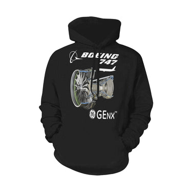 BOEING 747 All Over Print Hoodie jacket e-joyer